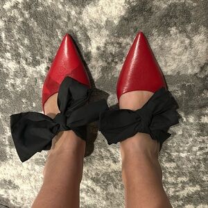 EUC Prada shoes, kitten heel